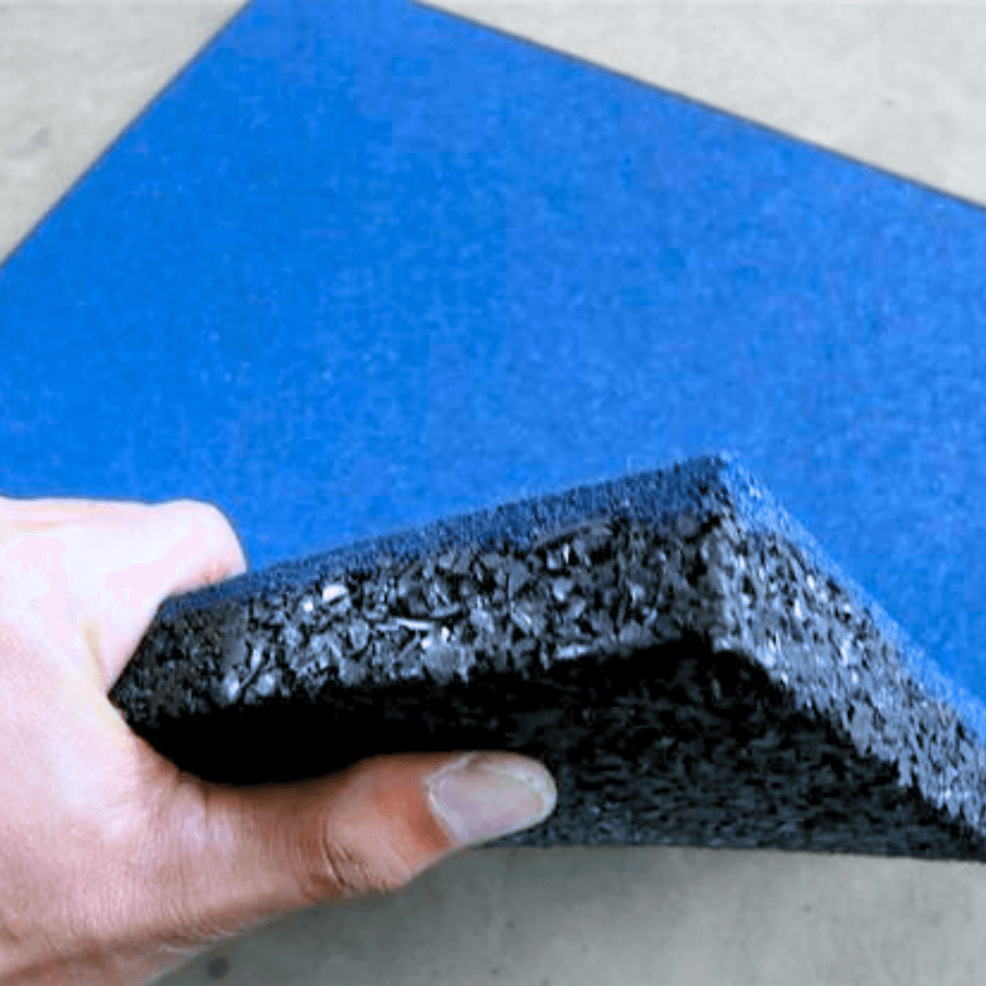 20mm Sprung PRO Blue Coloured Gym Tiles