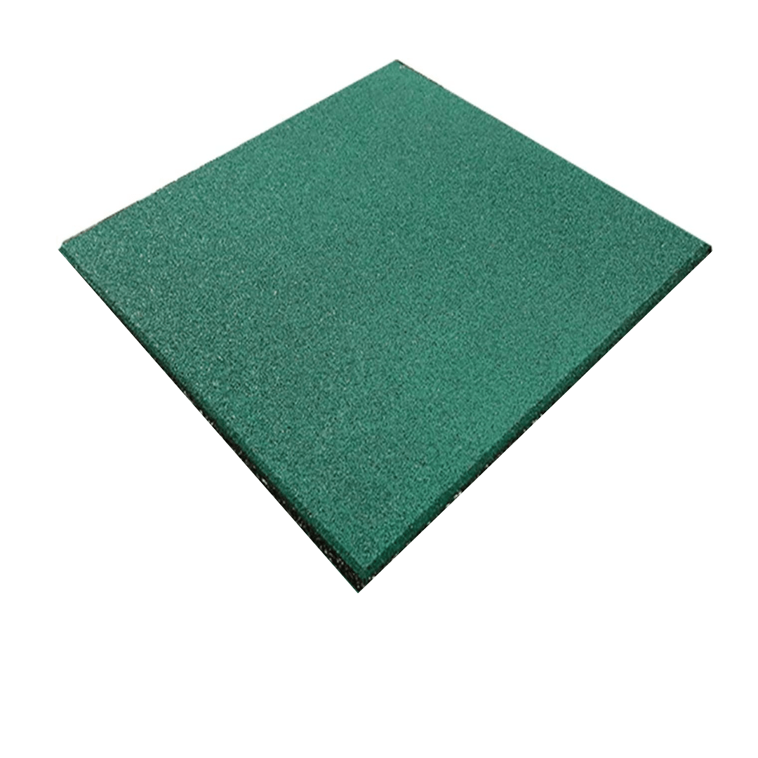 20mm Sprung PRO Green Coloured Gym Tiles